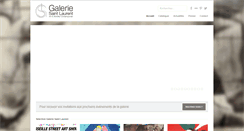 Desktop Screenshot of galeriesaintlaurent.com